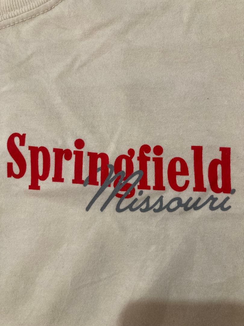 Spring field クマ　バックプリント　tシャツ　古着　半袖 — image 3