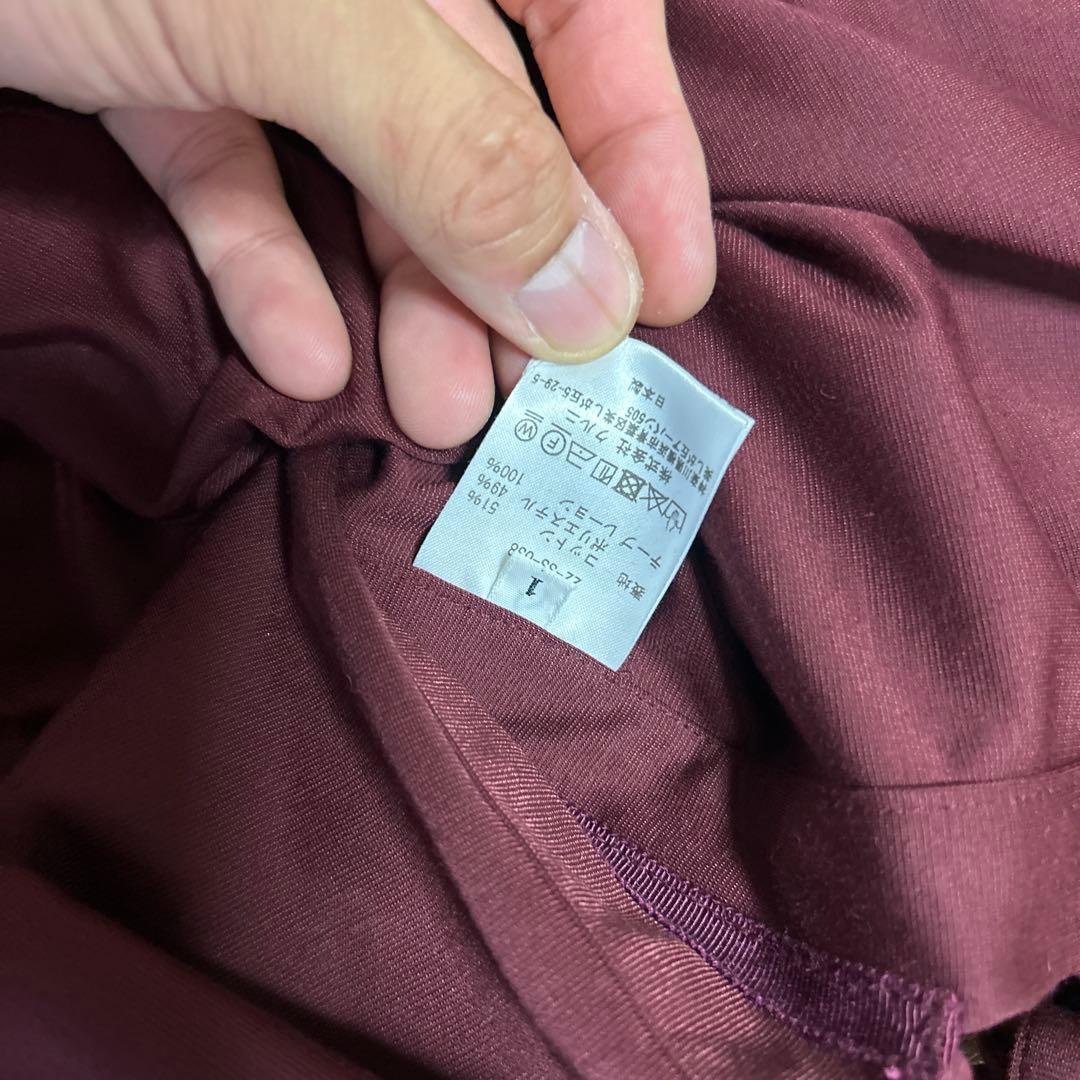 CULLNI クルニ Tシャツ ボルドー 裾リボン — image 4