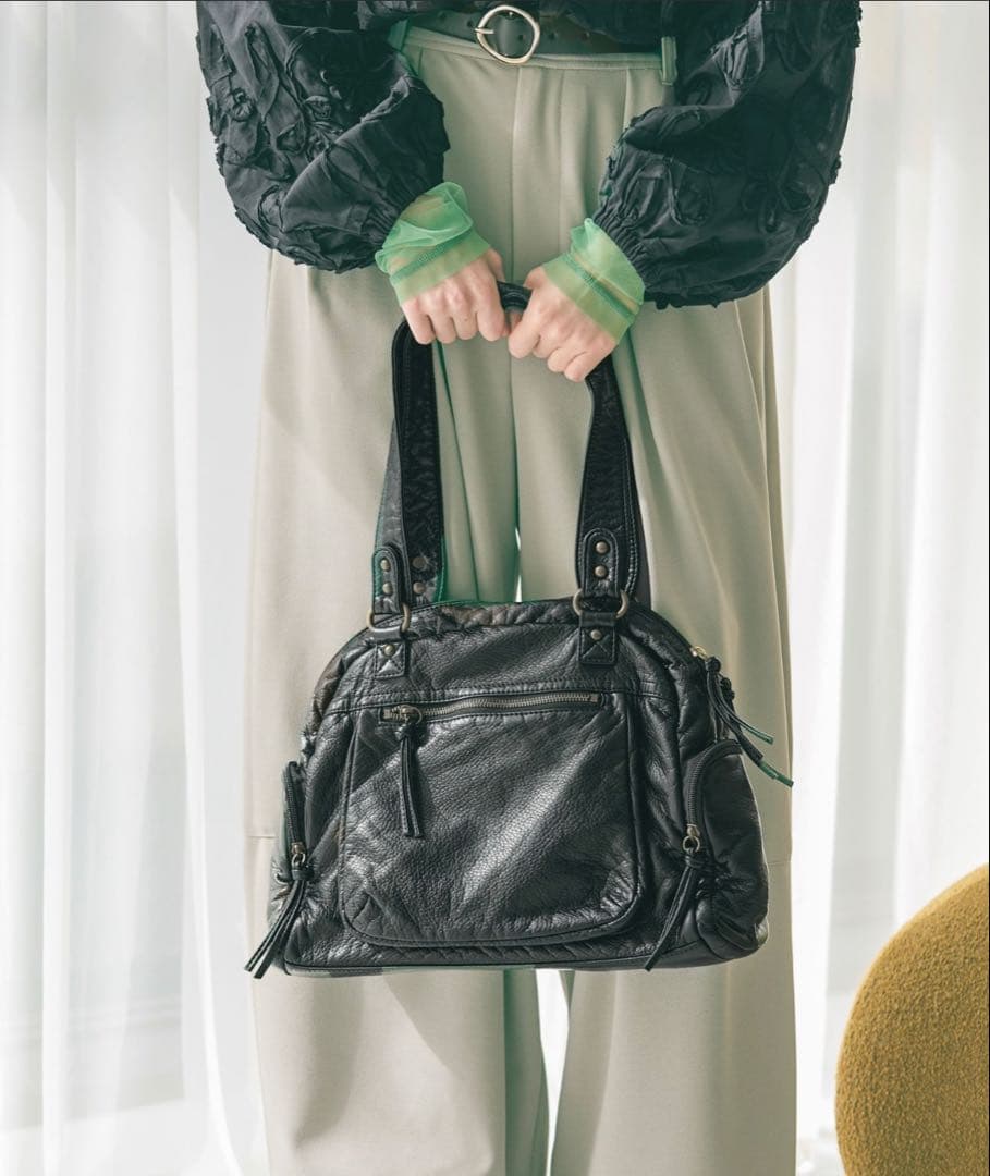 niko and… 洗いスタッズボストンバッグ 新品 — image 2