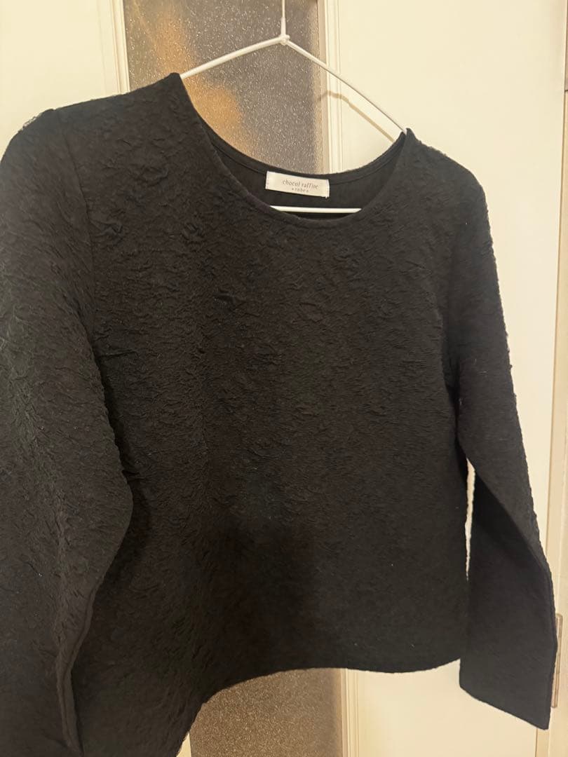 chocol raffine robe 長袖 トップス ブラック — image 2