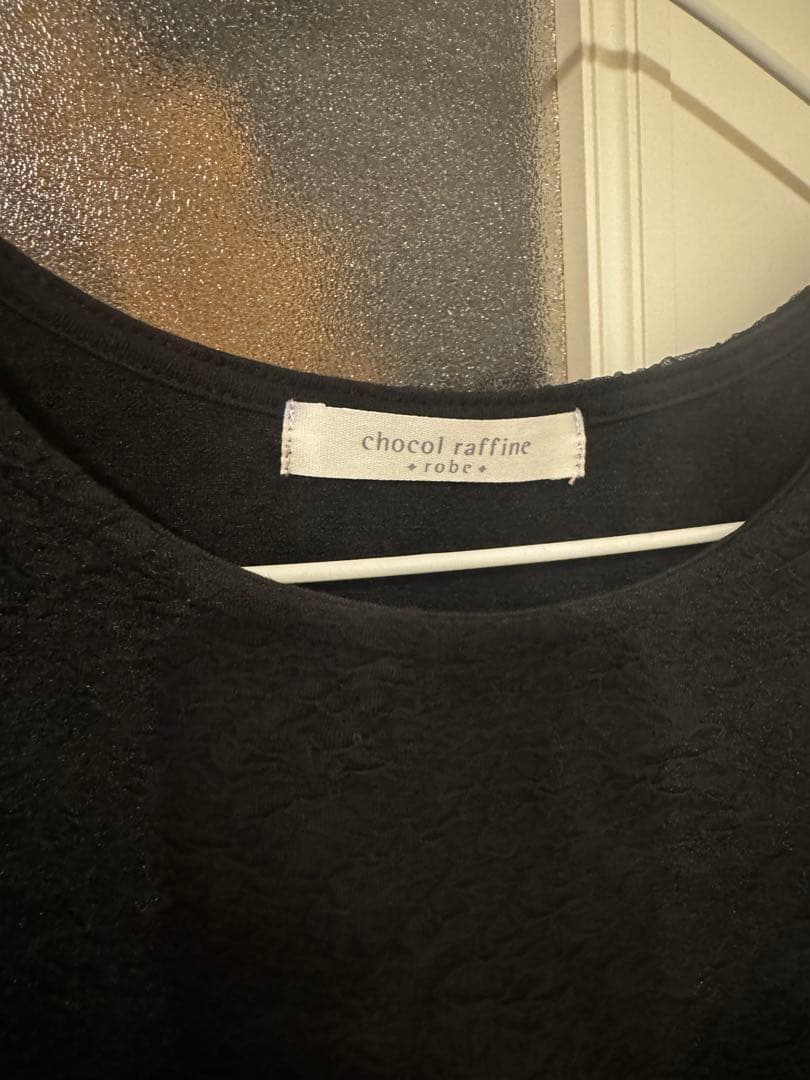 chocol raffine robe 長袖 トップス ブラック — image 3