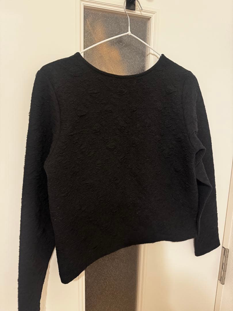 chocol raffine robe 長袖 トップス ブラック — image 5