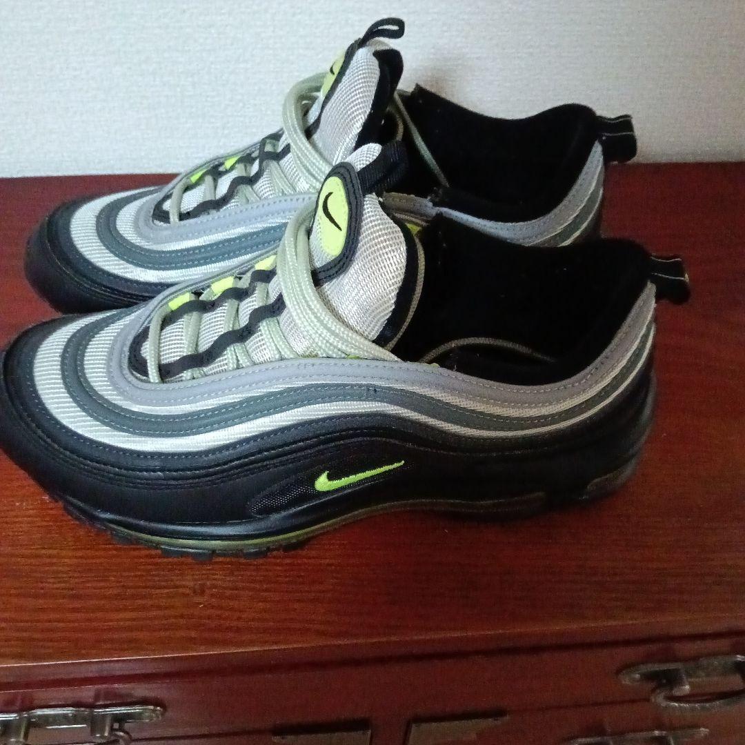 NIKE AIR MAX 97 ブラック ネオングリーン — image 2