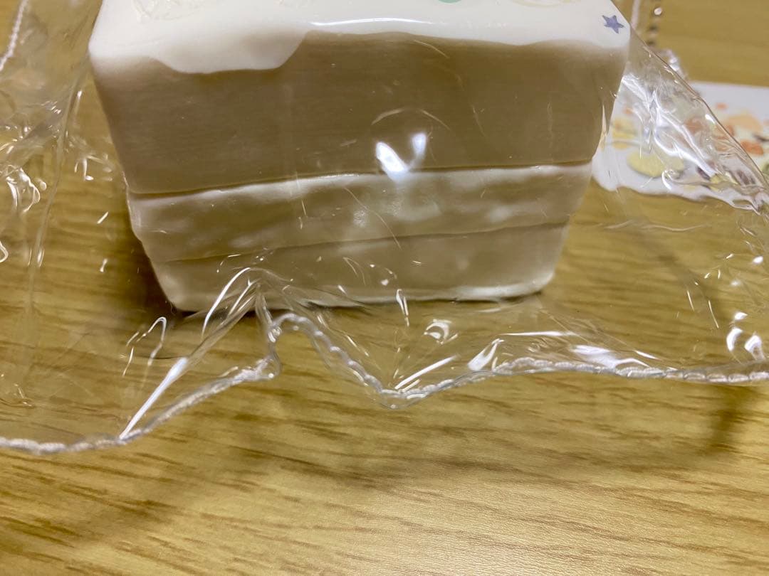 春日幼稚園スクイーズ ホワイトロゴケーキ もち泥感 糯米泥 — image 3