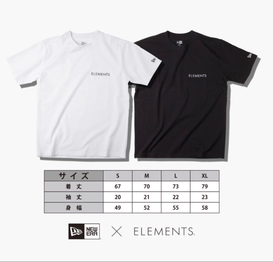 NEW ERA×Elementsホワイト Tシャツ XLサイズ — image 4