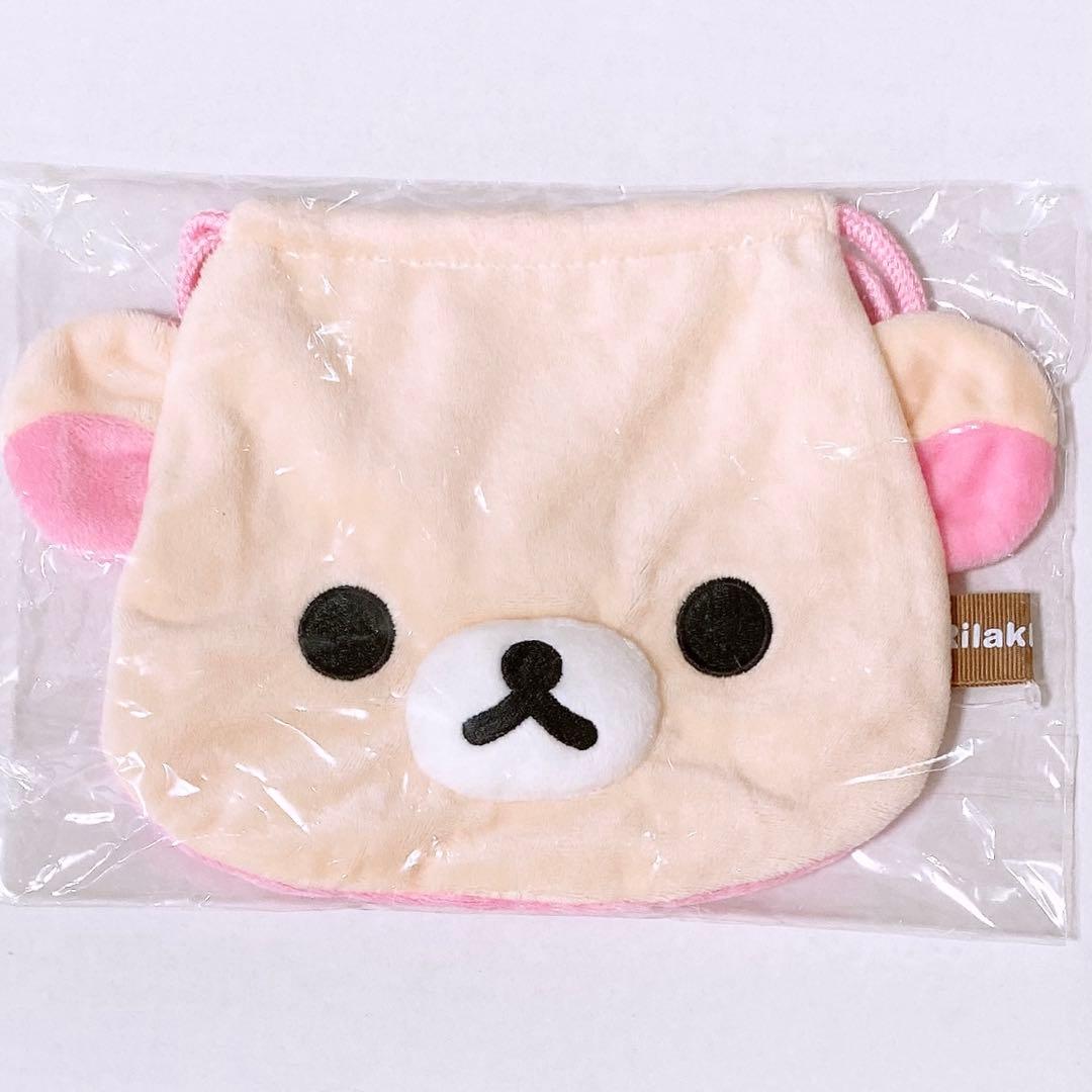 San-X コリラックマ ぬいぐるみ巾着 ピンク 巾着 CA44602 — image 2