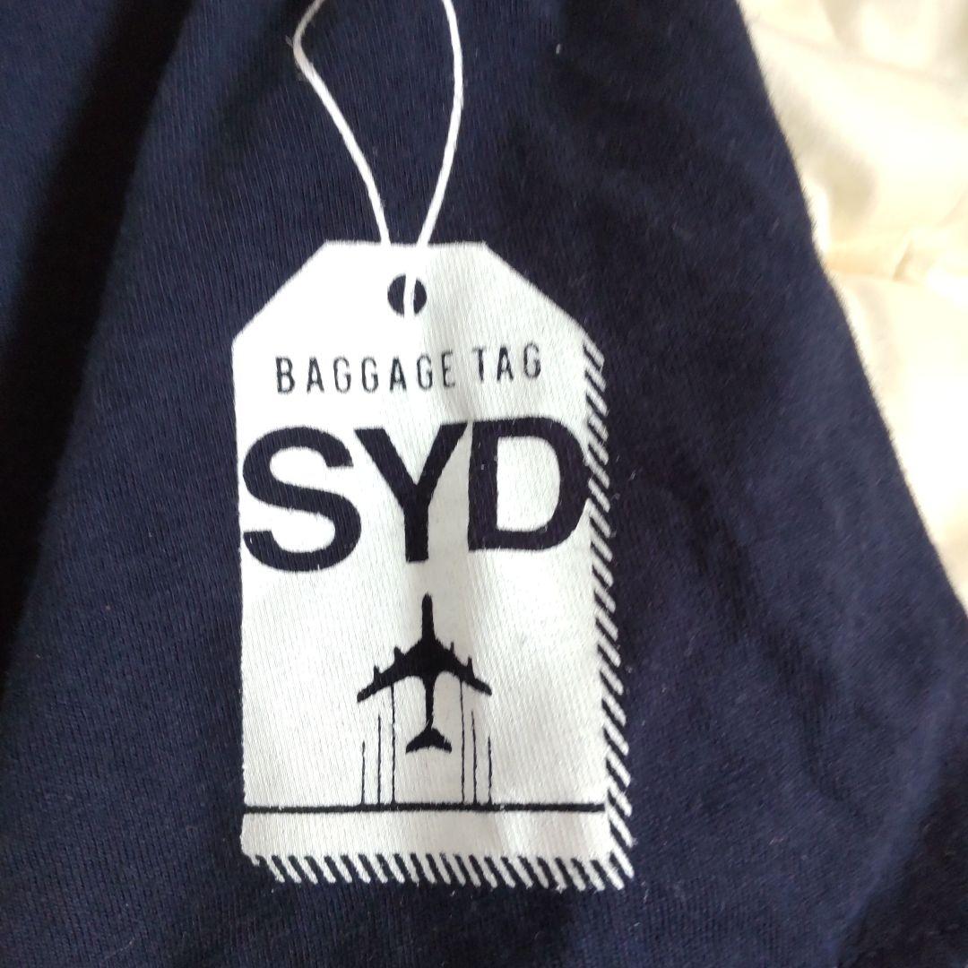 ✨SYDNEY／ ボーディングパス ／搭乗券／チケット／飛行機／バーコード 半袖 — image 4