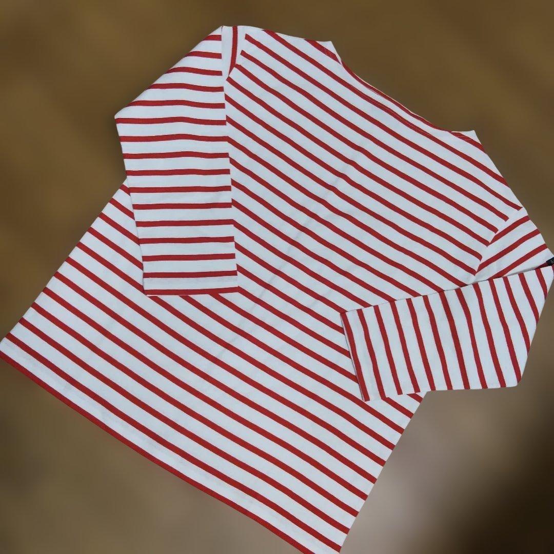 【leminor】SLOBE IENA別注　ビッグボーダーカットソー　赤サイズ3 — image 2