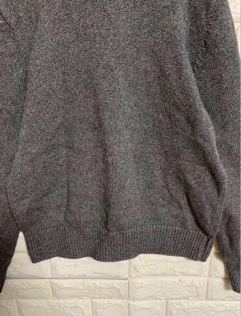 美品　[Gap] ショール　長袖　厚手　コットン　ニット　グレー　小顔効果　S — image 5