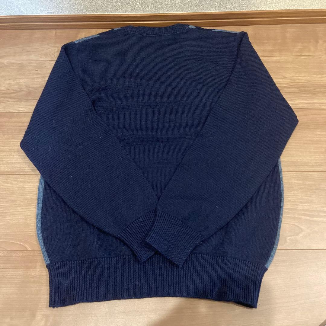 ラコステ　Lacoste ダイヤモンドパターン ニットセーター Mサイズ — image 3