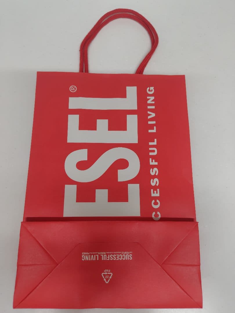 DIESEL ショップ袋 ショッパー 赤 — image 2