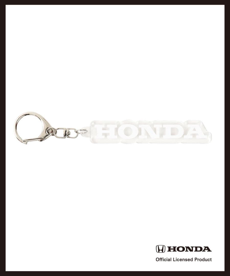 スリーコインズ　スリコ　ホンダ　Honda 限定コラボ　ロゴ　キーホルダー　白 — image 3