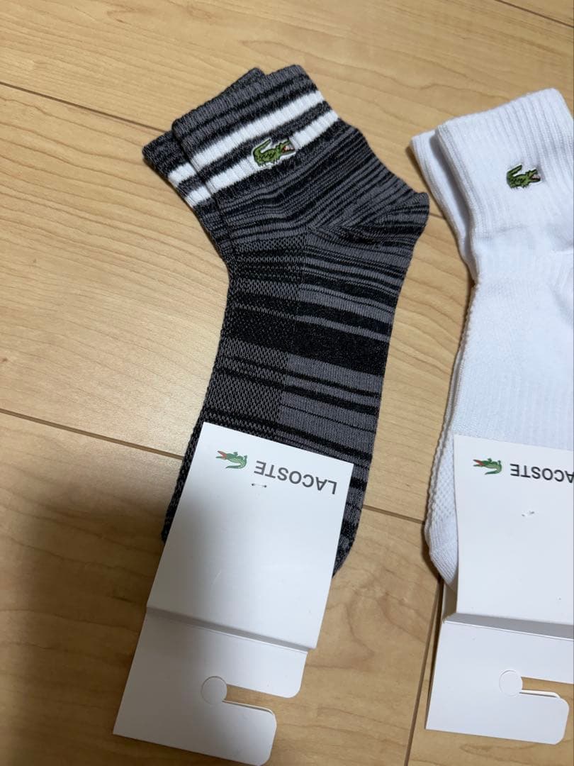 LACOSTE ラコステ メンズソックス 4足セット 25~27cm — image 2