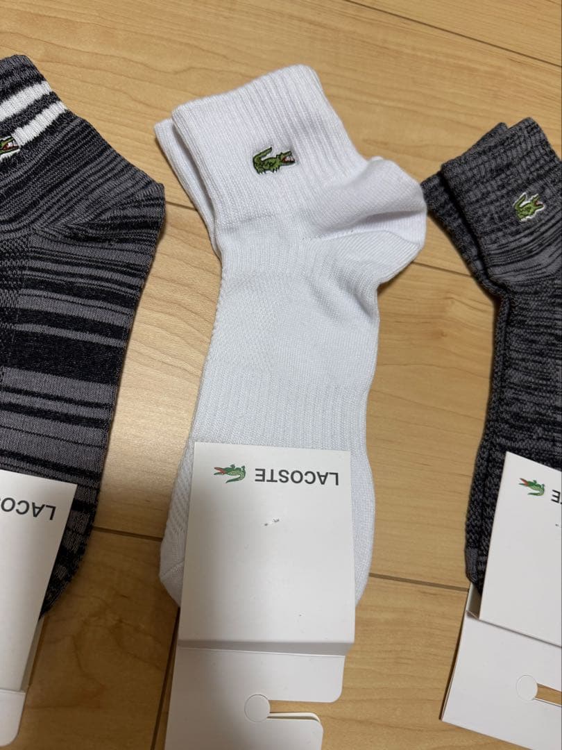 LACOSTE ラコステ メンズソックス 4足セット 25~27cm — image 3