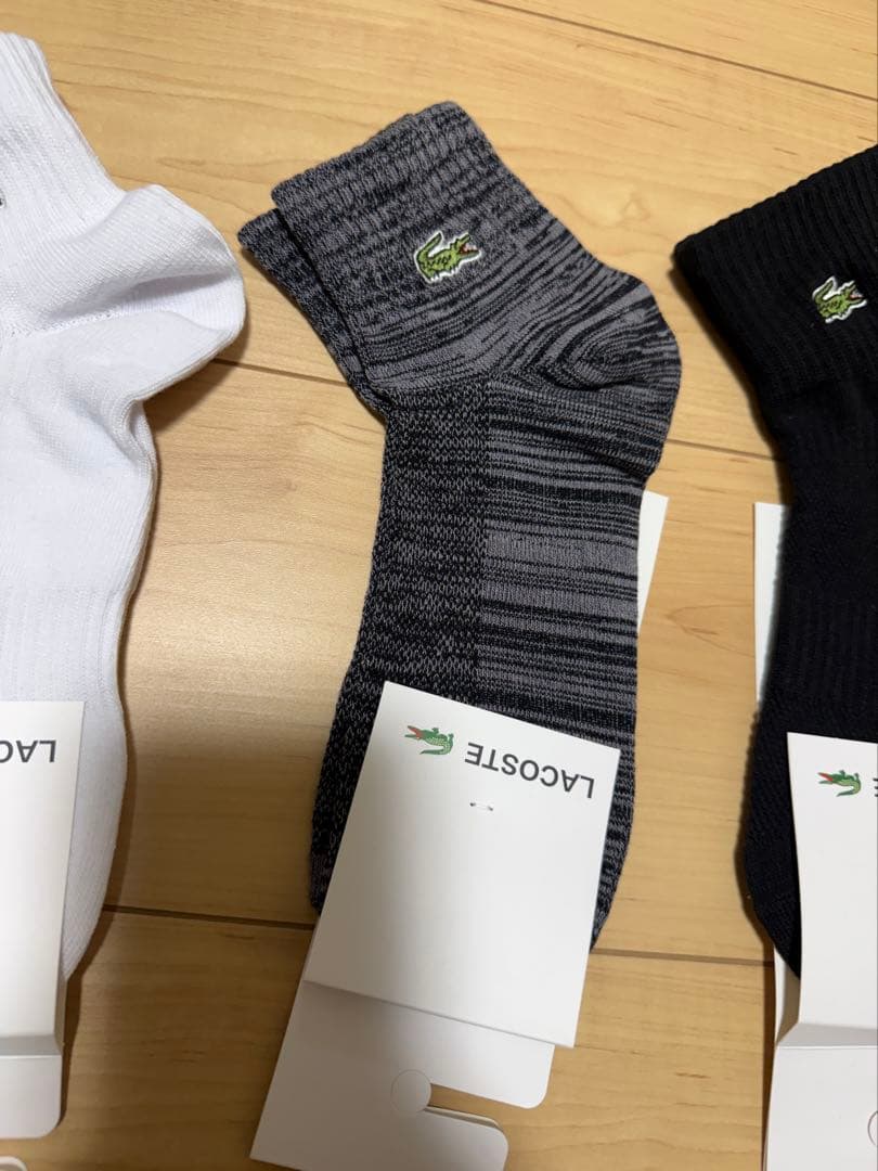 LACOSTE ラコステ メンズソックス 4足セット 25~27cm — image 4