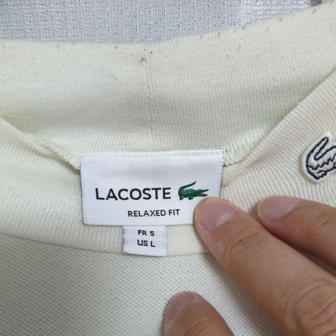 LACOSTE RELAXED FIT Tシャツ FR5 US L — image 3