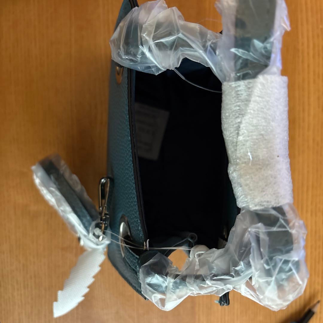 サマンサベガ 2WAY ハンドバッグ グリーン 未使用級 ショルダー付 — image 4