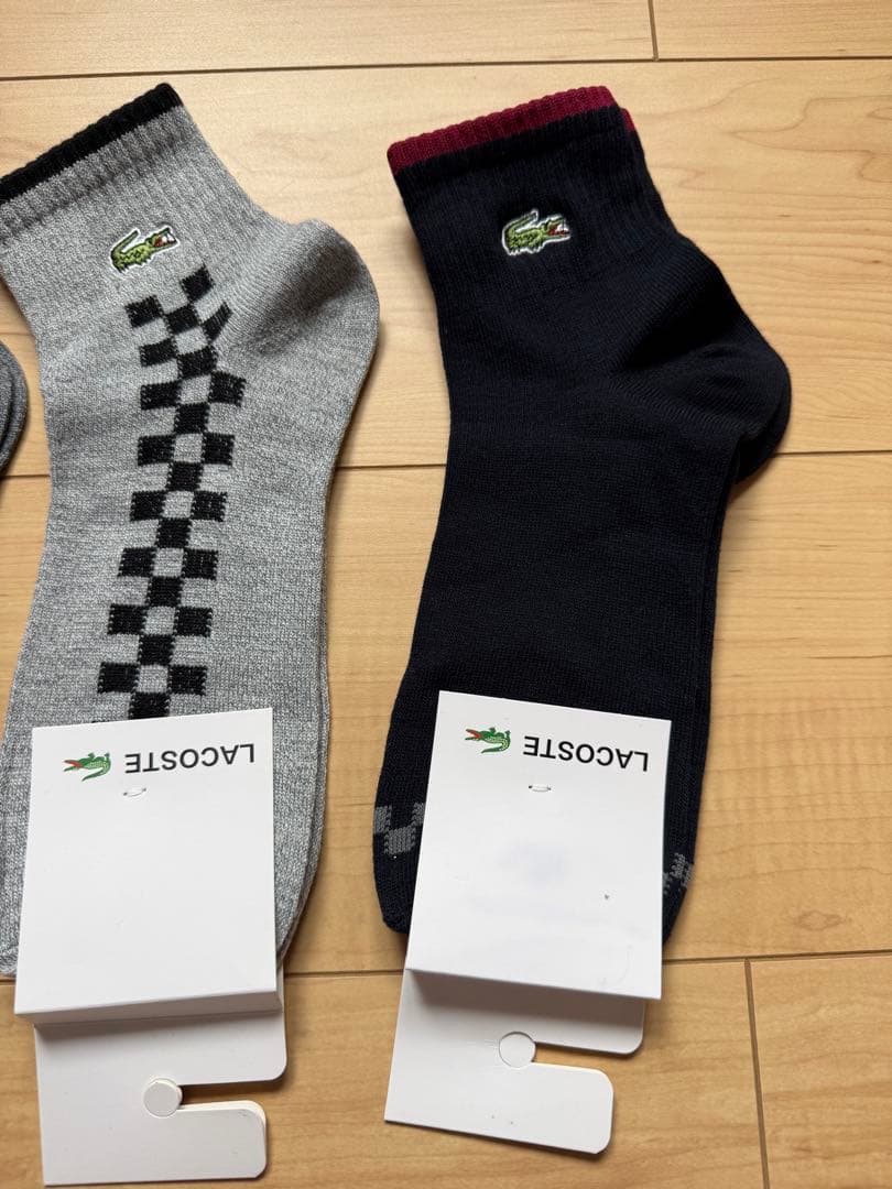 LACOSTE ラコステ メンズソックス 4足セット 25~27cm — image 5