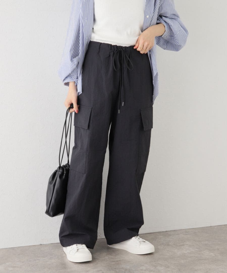 1回のみ着用 IENA取扱 B.C STOCKドロストカーゴパンツ 美品 — image 3