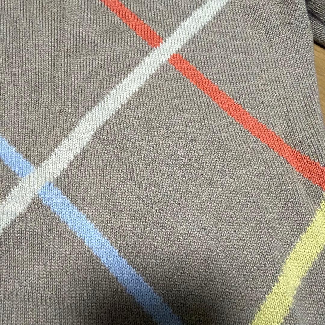 【LACOSTE】Vネック 総柄ニット / ボックスシルエット — image 5