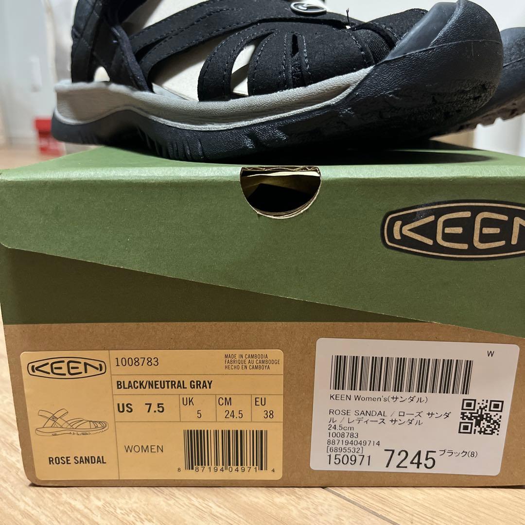 【新品未使用】KEEN キーンROSE SANDALローズサンダル ブラック — image 2