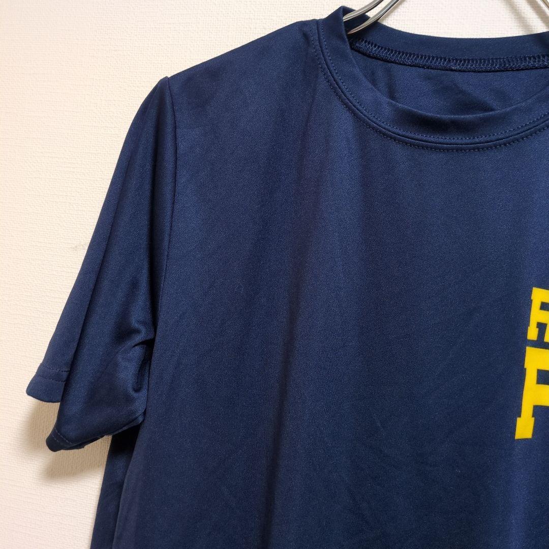 A4 エーフォー Tシャツ クルーネック 半袖 無地 M 紺 ポリエステル — image 4