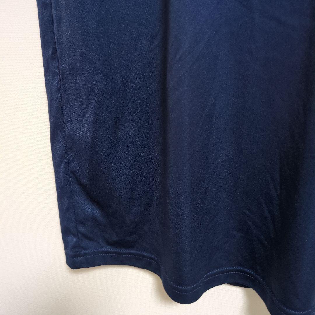 A4 エーフォー Tシャツ クルーネック 半袖 無地 M 紺 ポリエステル — image 5