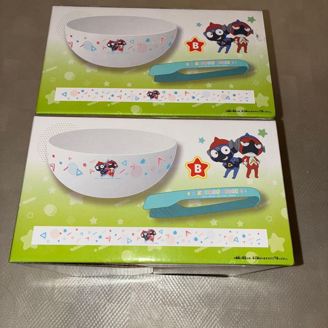 未開封品　ケロロ軍曹　サラダボウル＆トングセットB2個セット — image 3