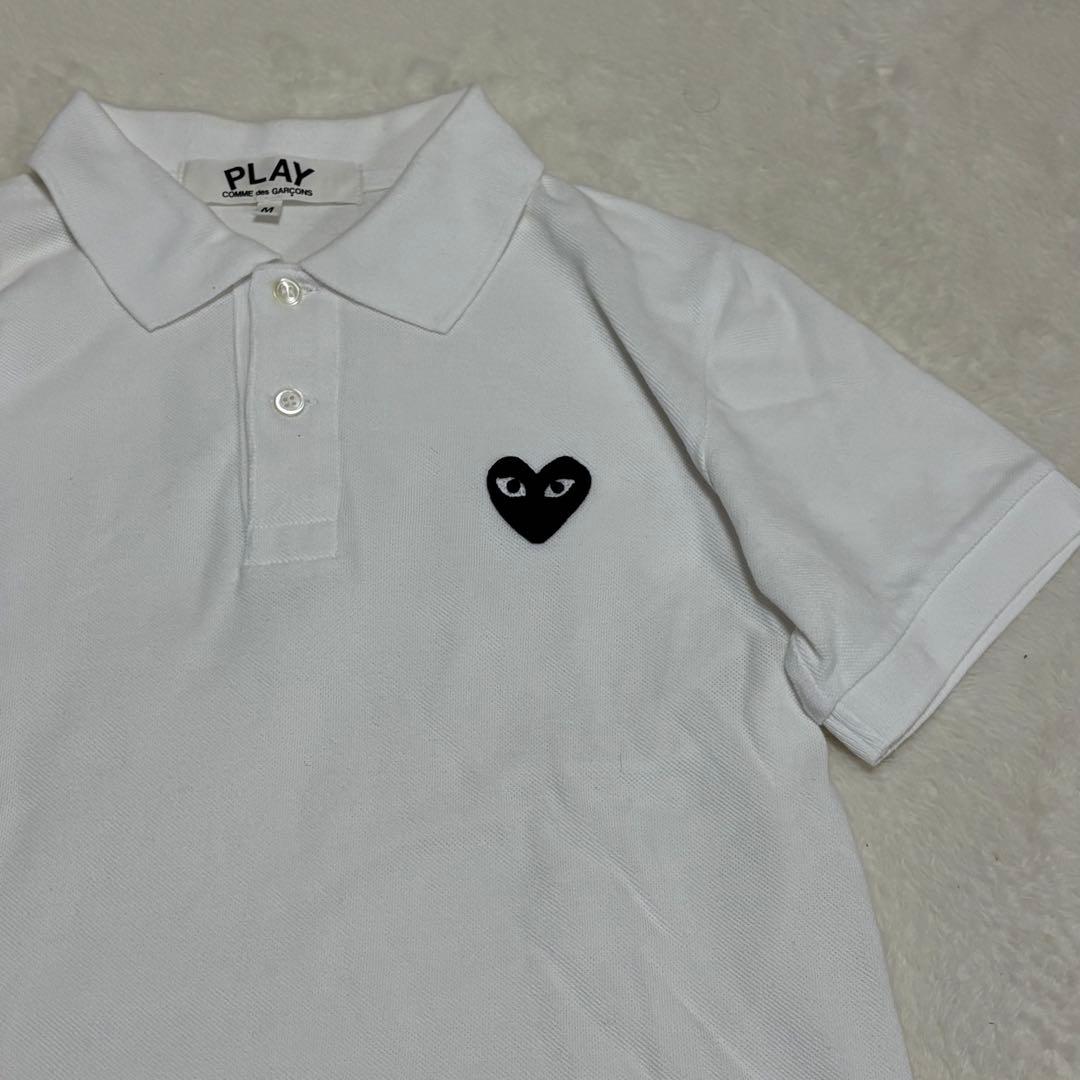PLAY COMME des GARCONS コムデギャルソン ホワイト M — image 2
