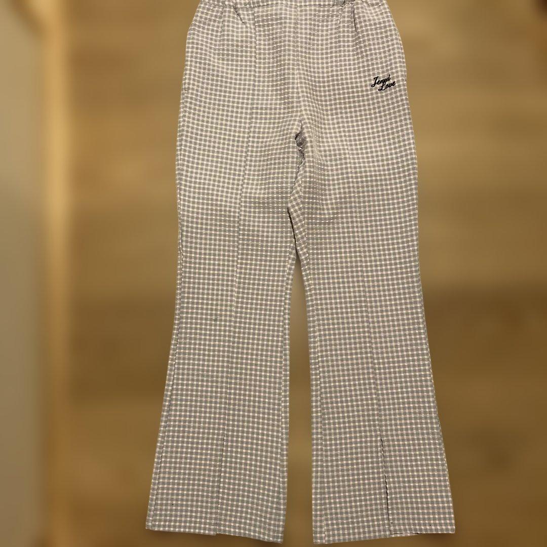 美品　ジェニィ　ラブ　パンツ　チェック　140 — image 4
