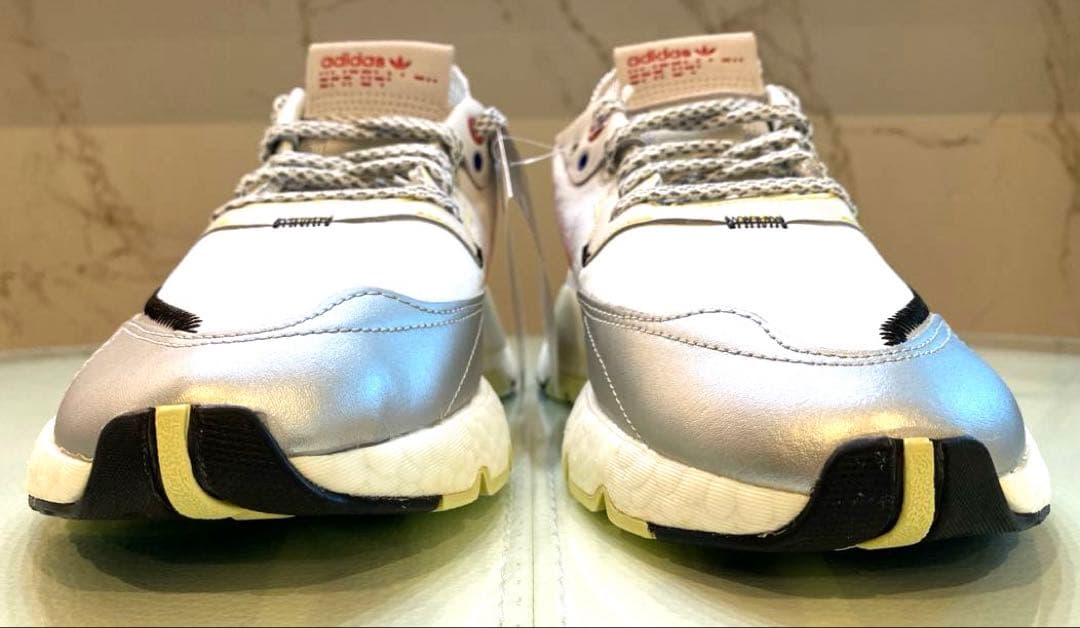 【新品】アディダス NITE JOGGER EF5405 グレー ホワイト — image 2