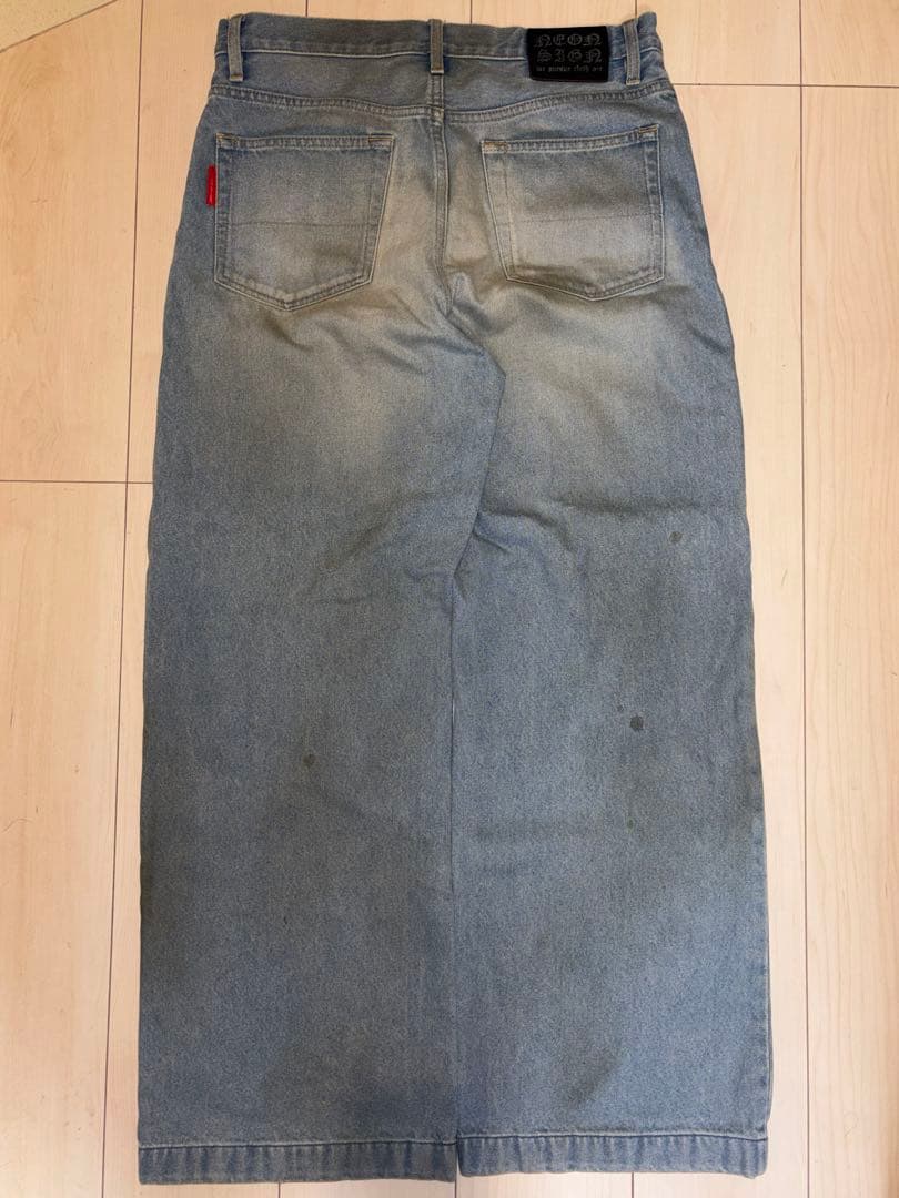 【完売品】【美品】Neonsign loose denim pants v1.2 — image 2