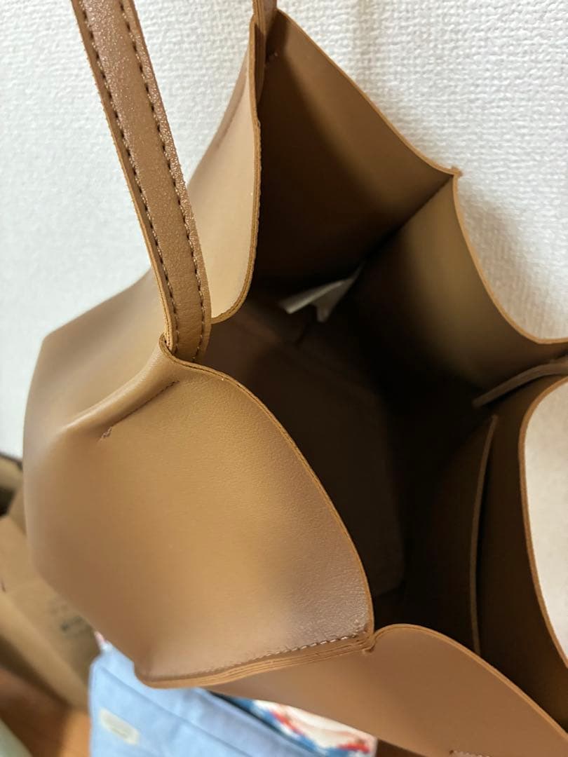 シンプル トートバッグ ブラウン — image 2