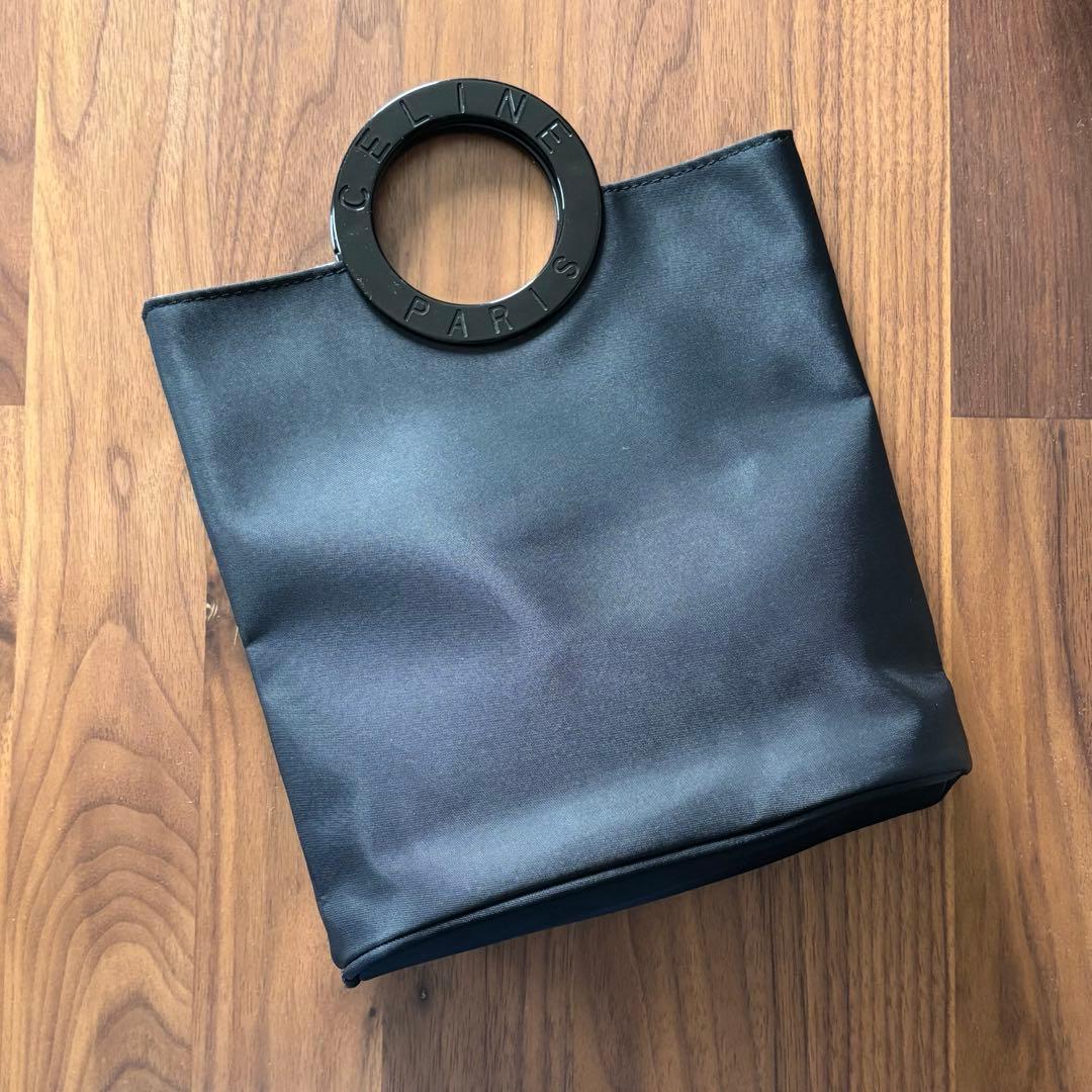 CELINE サークルハンドル バッグ 黒 ミニバッグ — image 4