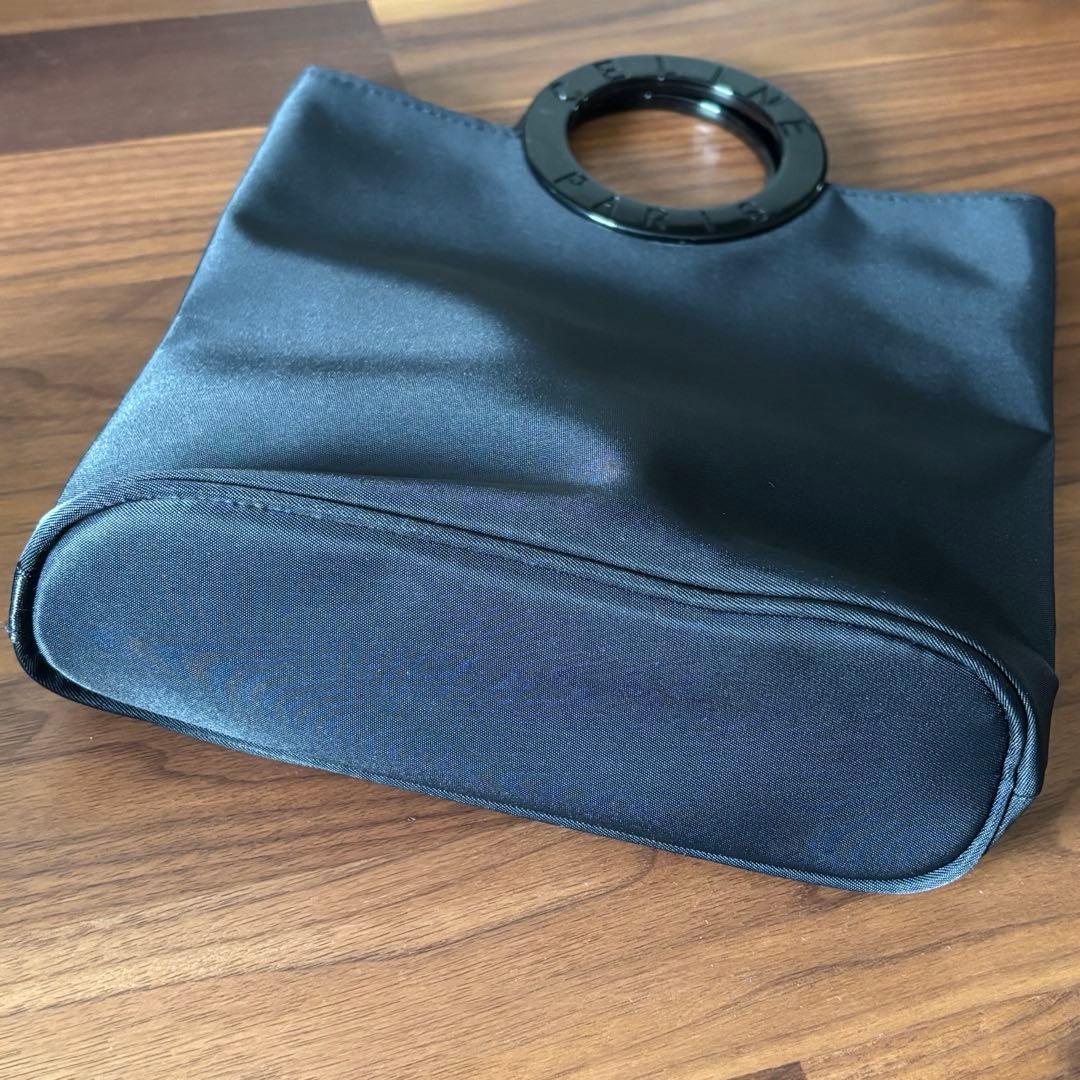 CELINE サークルハンドル バッグ 黒 ミニバッグ — image 5