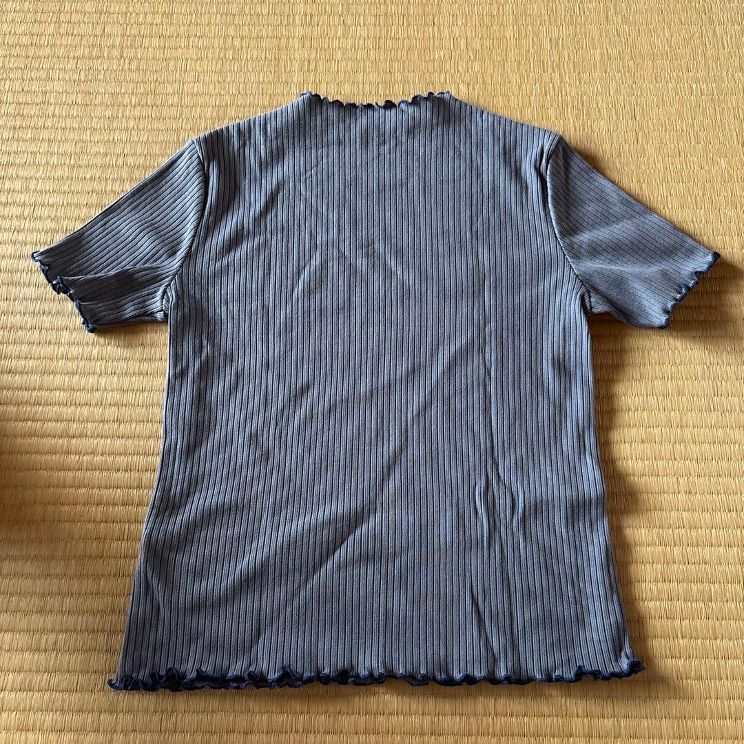 メロウリブ 半袖Tシャツ ブルー — image 2