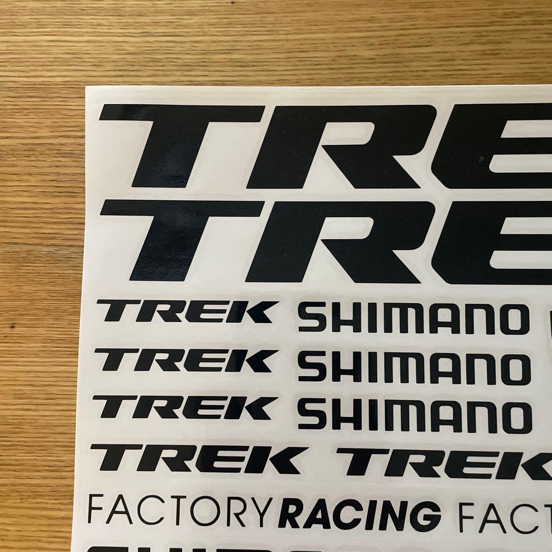 新品未使用　TREK トレック　ステッカー（ブラック）　34cm✖️23cm — image 3
