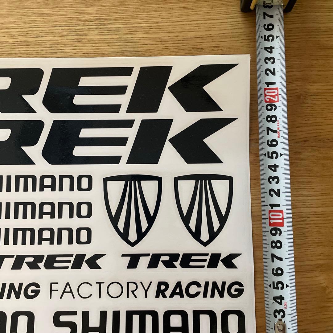 新品未使用　TREK トレック　ステッカー（ブラック）　34cm✖️23cm — image 4