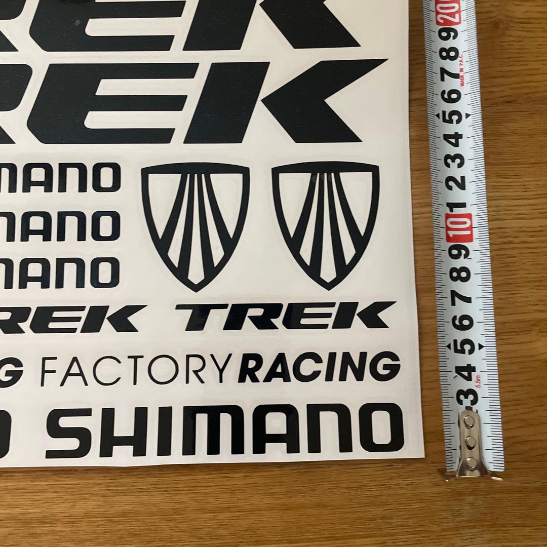 新品未使用　TREK トレック　ステッカー（ブラック）　34cm✖️23cm — image 5