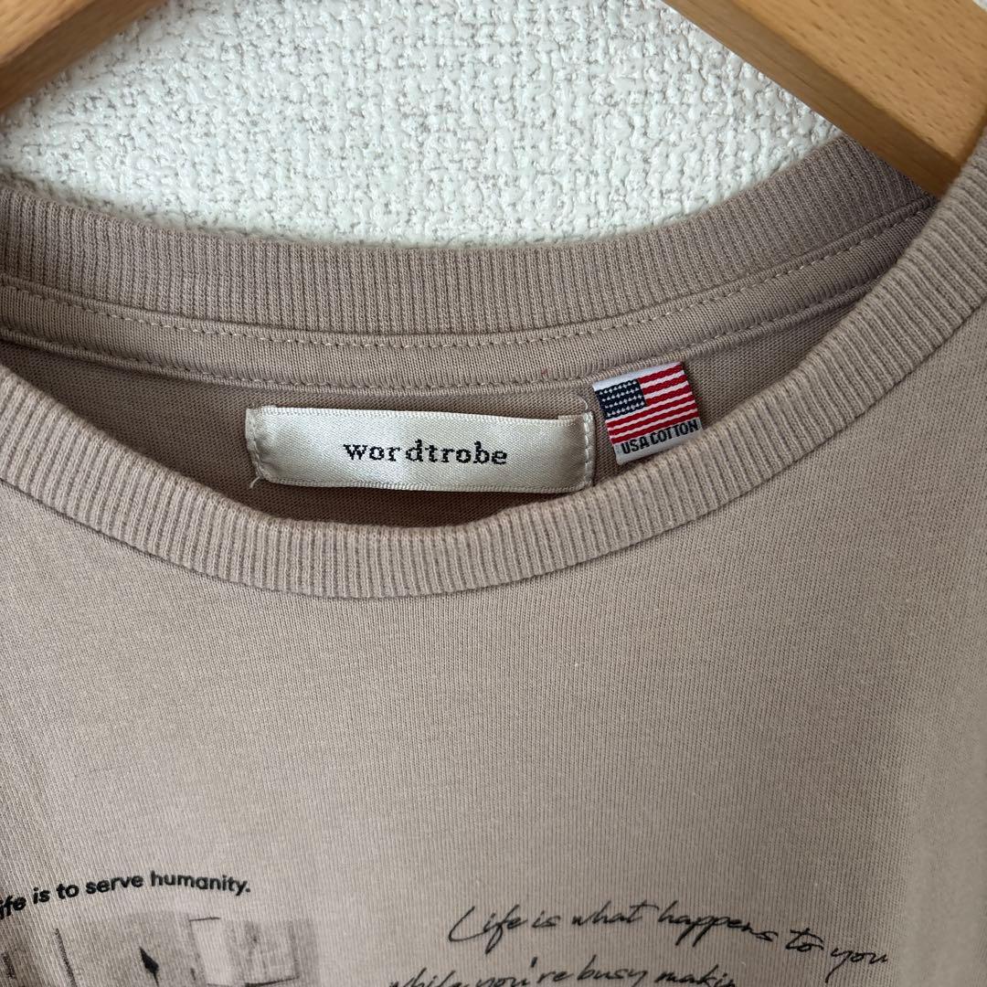 wordtrobe USAコットン 半袖 ロング丈 Tシャツ — image 2