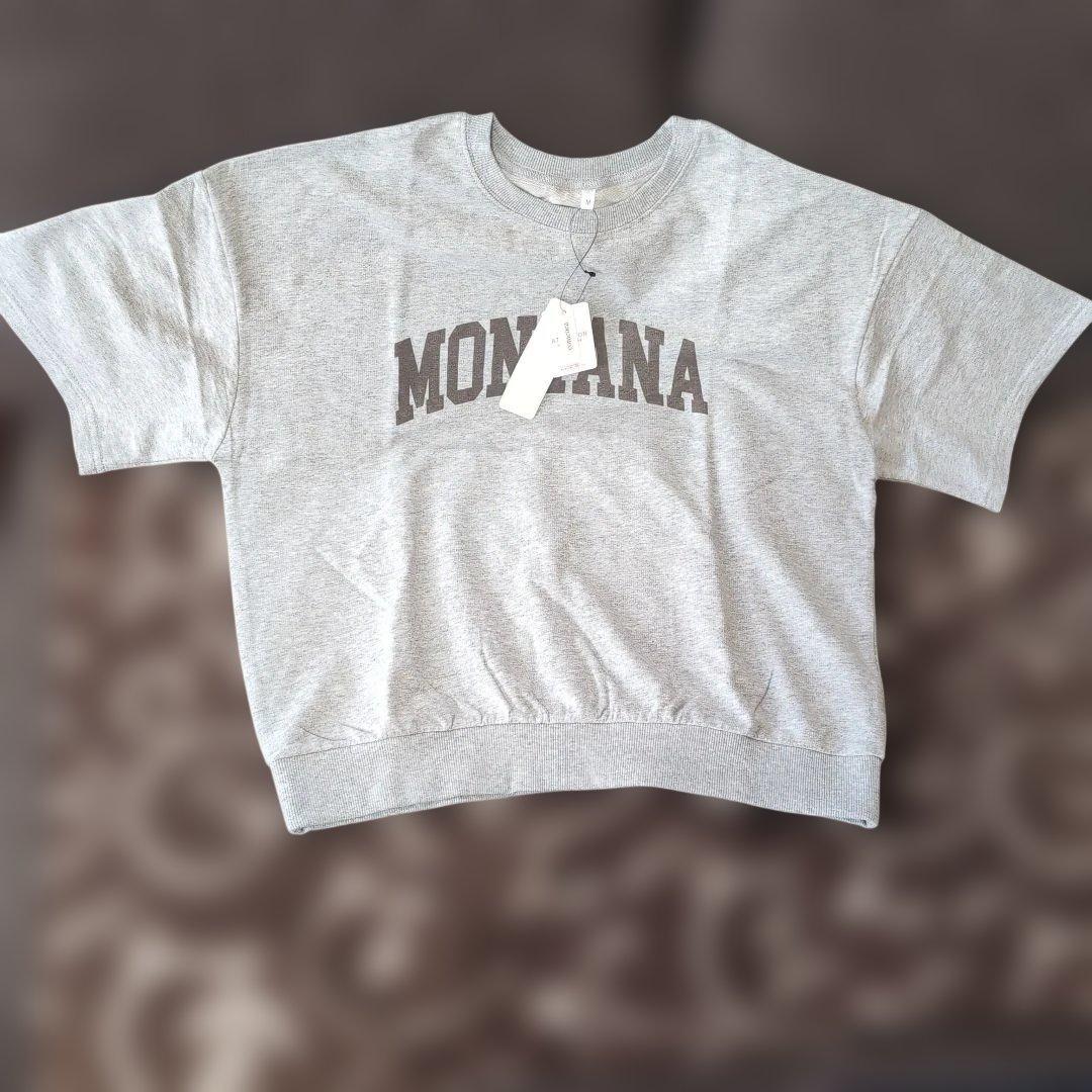 新品 coca MONTANA 半袖 スウェット Tシャツ ライトグレー M — image 3