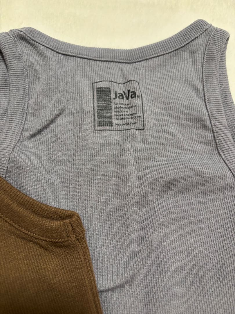 java アメスリタンクトップ　2枚セット　L — image 2