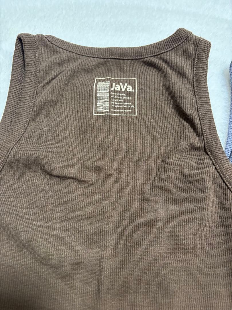 java アメスリタンクトップ　2枚セット　L — image 3