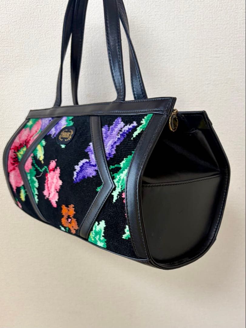 FELIER フェイラー ハンドバッグ 花柄 — image 3