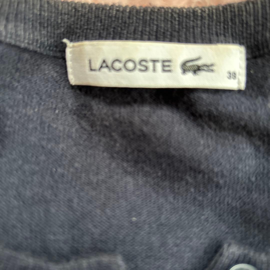 LACOSTE ラコステ カーディガン ネイビー サイズ38 — image 2