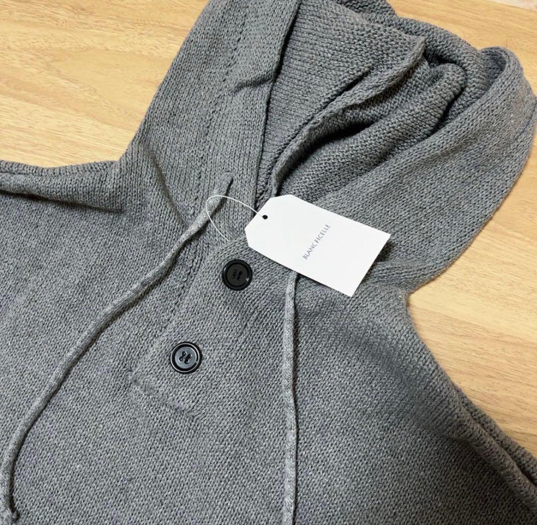 BLANC FICELLE ニットパーカー — image 3
