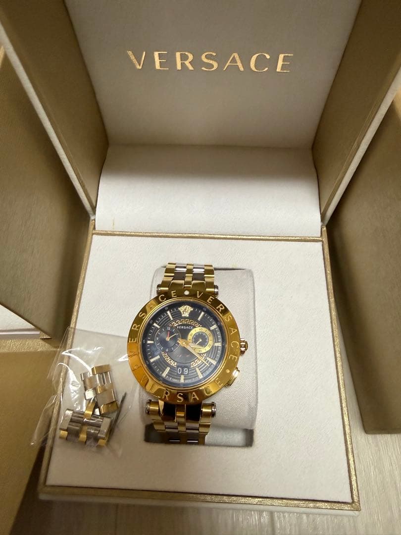 VERSACE 腕時計 本体 ゴールド シルバー — image 2