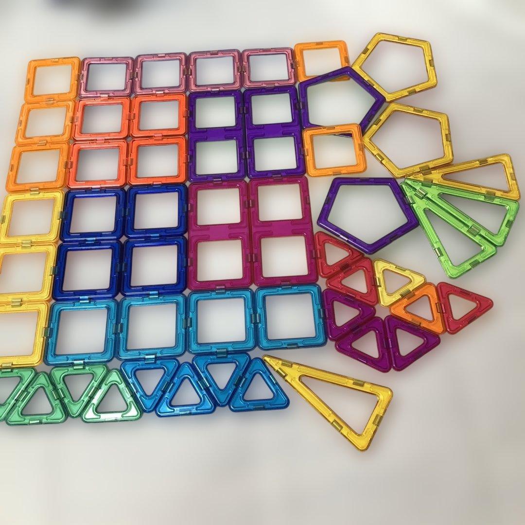 マグネットブロック 知育玩具 磁石 子供 おもちゃ 52ピースセット — image 2