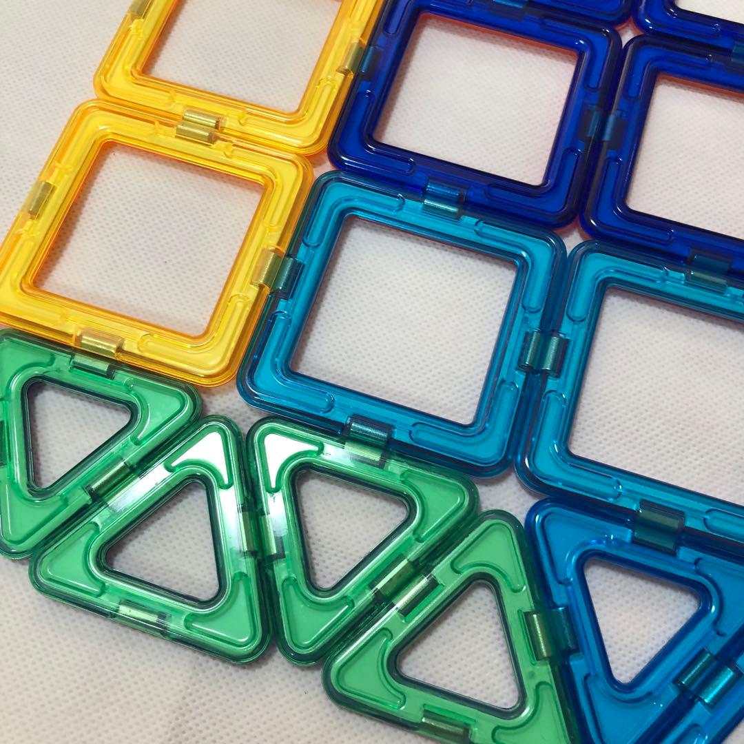 マグネットブロック 知育玩具 磁石 子供 おもちゃ 52ピースセット — image 4