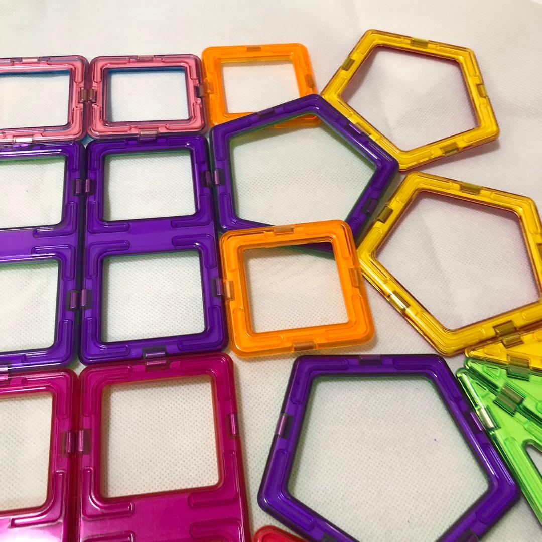 マグネットブロック 知育玩具 磁石 子供 おもちゃ 52ピースセット — image 5